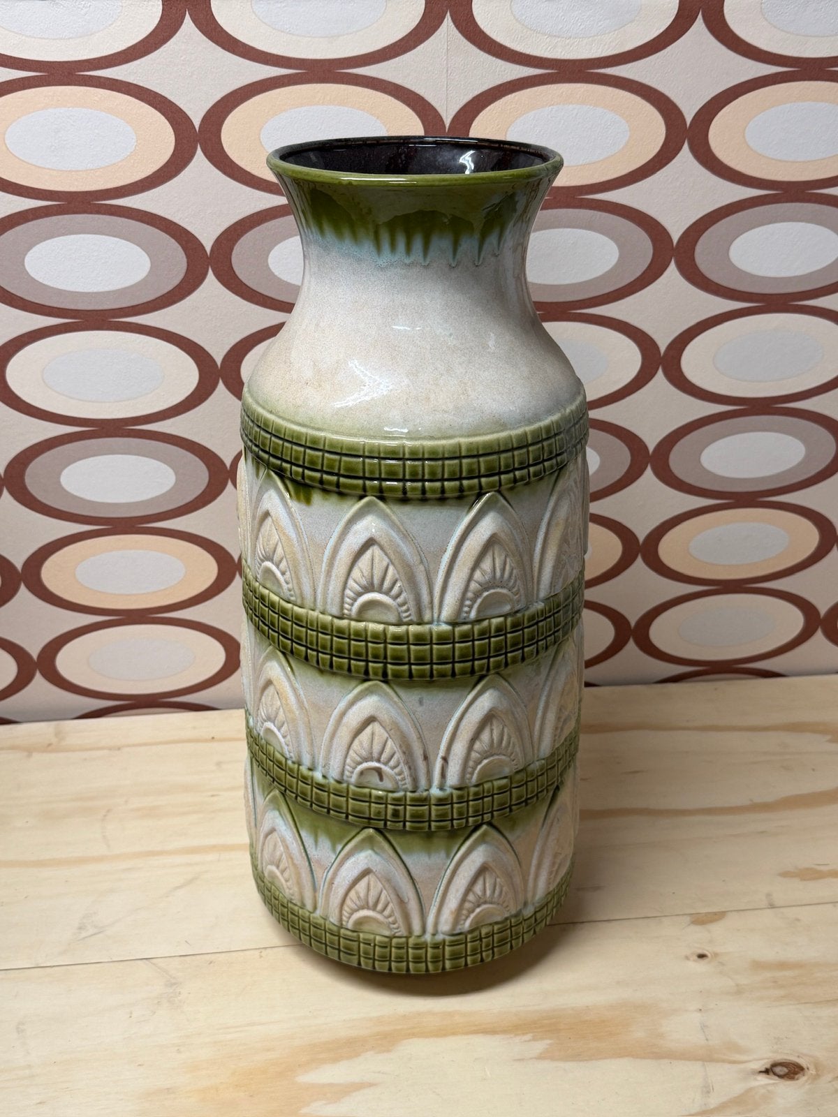 Vintage West Germany vaas - mid century - retro, Ophalen of Verzenden