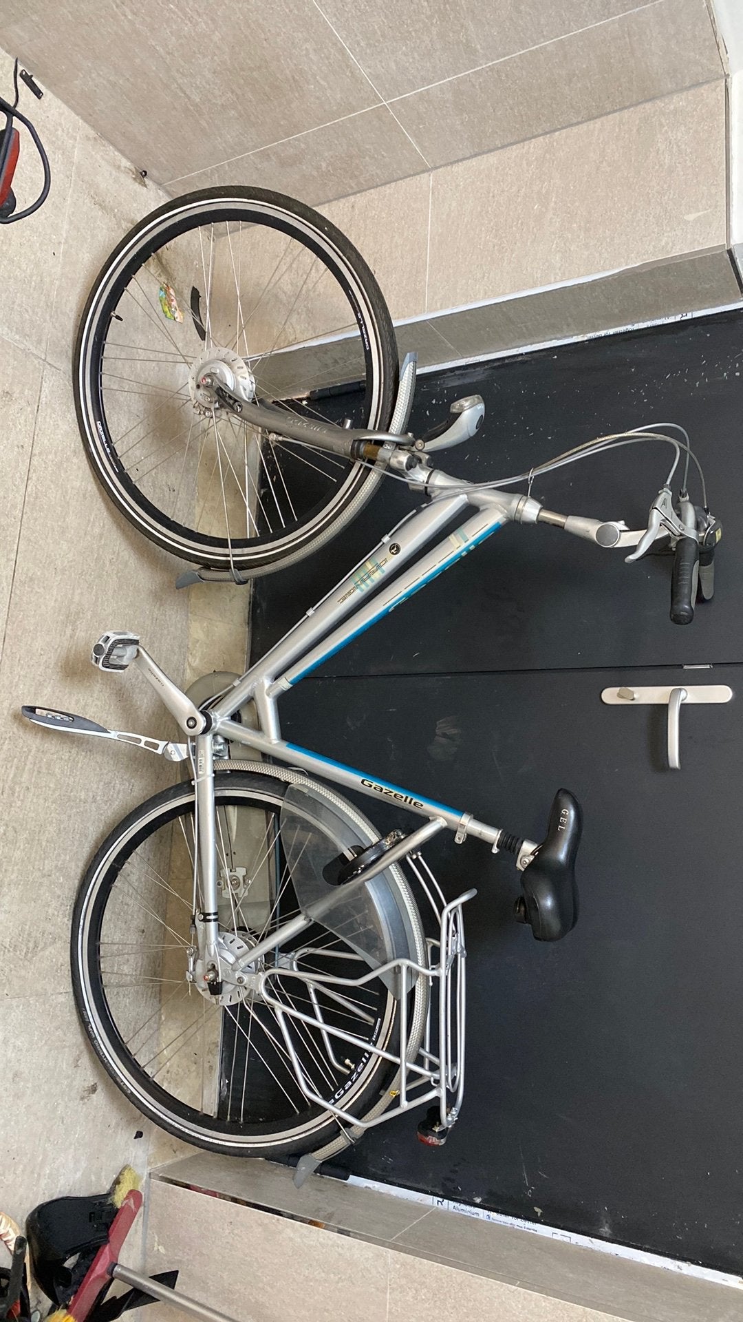 Gazelle Orange 53 damesfiets, Fietsen en Brommers, Fietsaccessoires | Aanhangers en Karren, Ophalen of Verzenden, Zo goed als nieuw