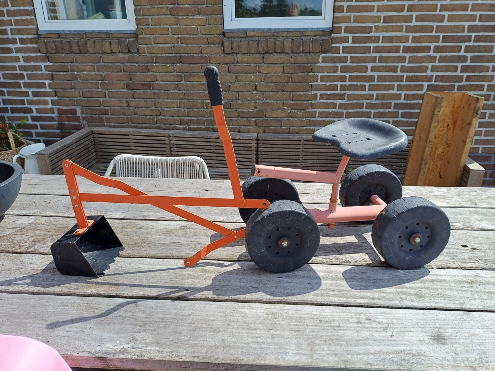 Kindergraafmachine - Speelgoed graafmachine, Kinderen en Baby's, Speelgoed | Buiten | Voertuigen en Loopfietsen, Ophalen, Gebruikt