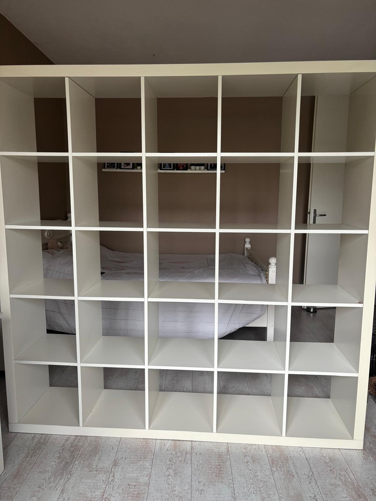 gratis af te halen 5x5 vakjes kallax ikea kast, Ophalen, Gebruikt