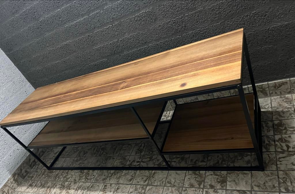 Xenos Tv kast met brandplek, Gebruikt, 100 tot 150 cm, Ophalen of Verzenden, Minder dan 100 cm