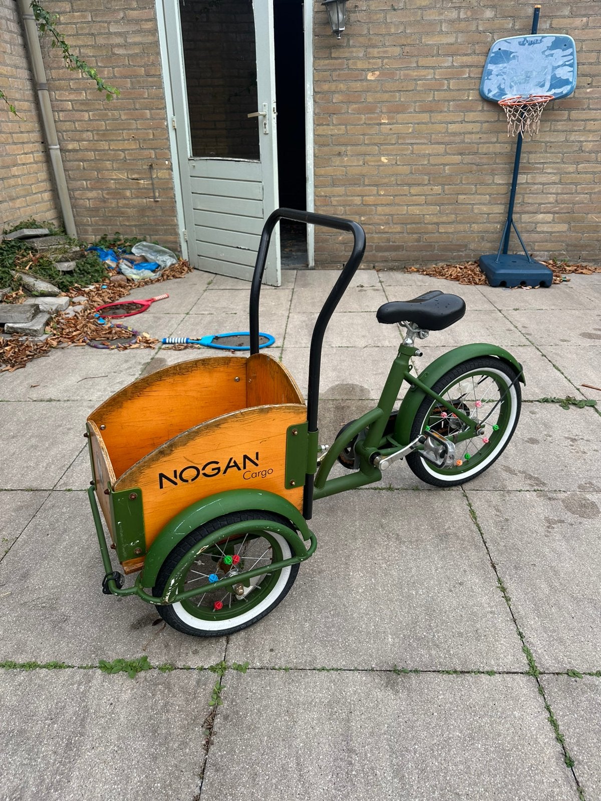 Nogan cargo mini Bakfiets- Driewieler voor kinderen, Ophalen, Gebruikt, Kinderkar, 80 kg of meer