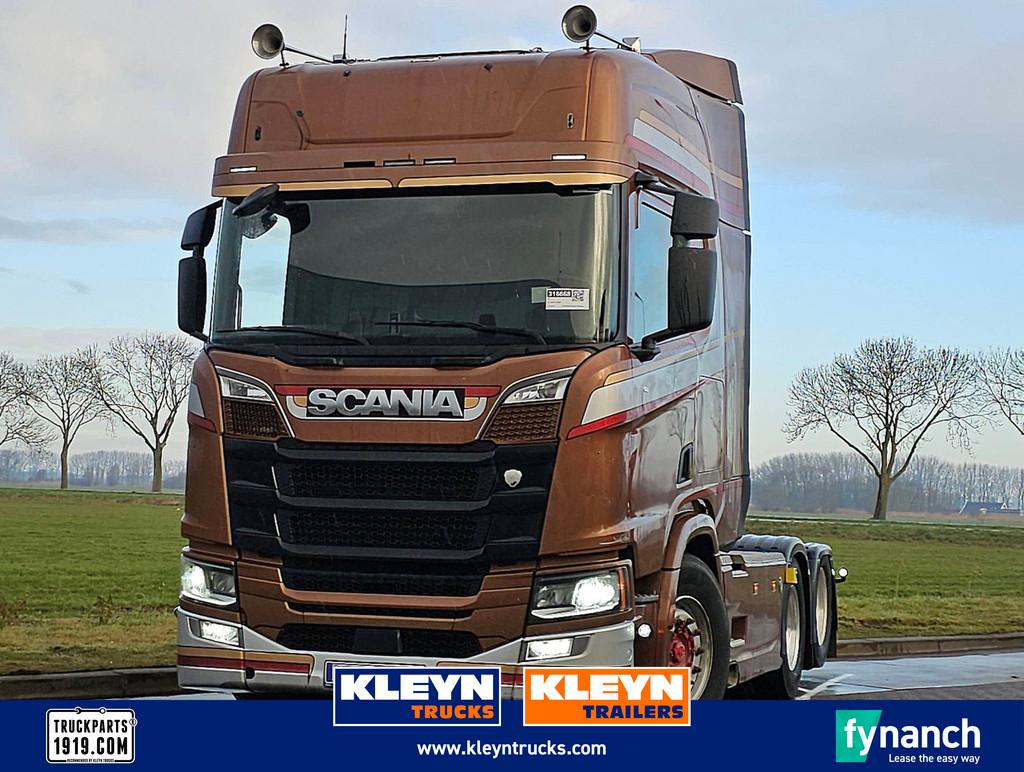SCANIA R580 6x2 nb led leather, Auto's, Vrachtwagens, Automaat, Euro 6, Bedrijf, Diesel
