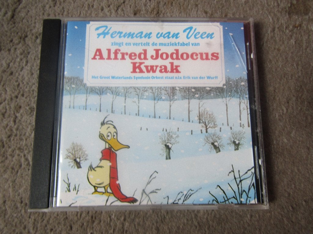 CD: Herman van Veen zingt en vertelt Alfred J Kwak, Inclusief boekje, Gebruikt, Ophalen of Verzenden, Muziek