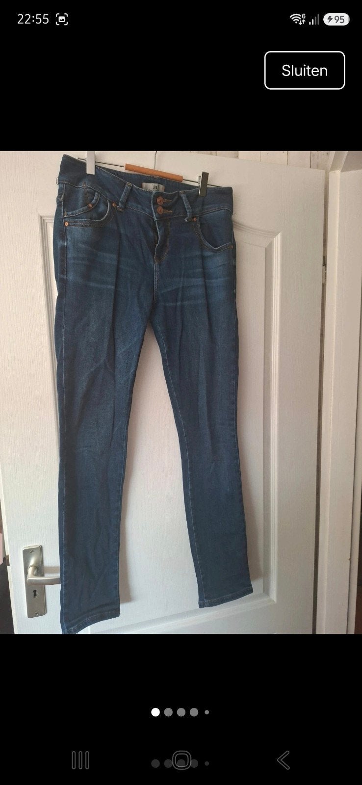 LTB Jeans mid rise super slim maat 30/30, Blauw, Ophalen of Verzenden, Gedragen, LTB