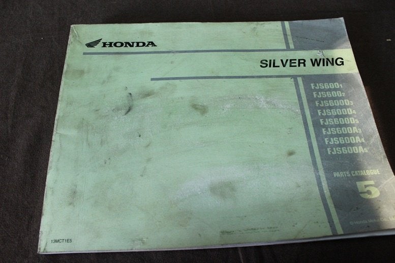 Honda FJS600 2004 scooter Silverwing parts catalogue FJ 600, Ophalen of Verzenden, Honda