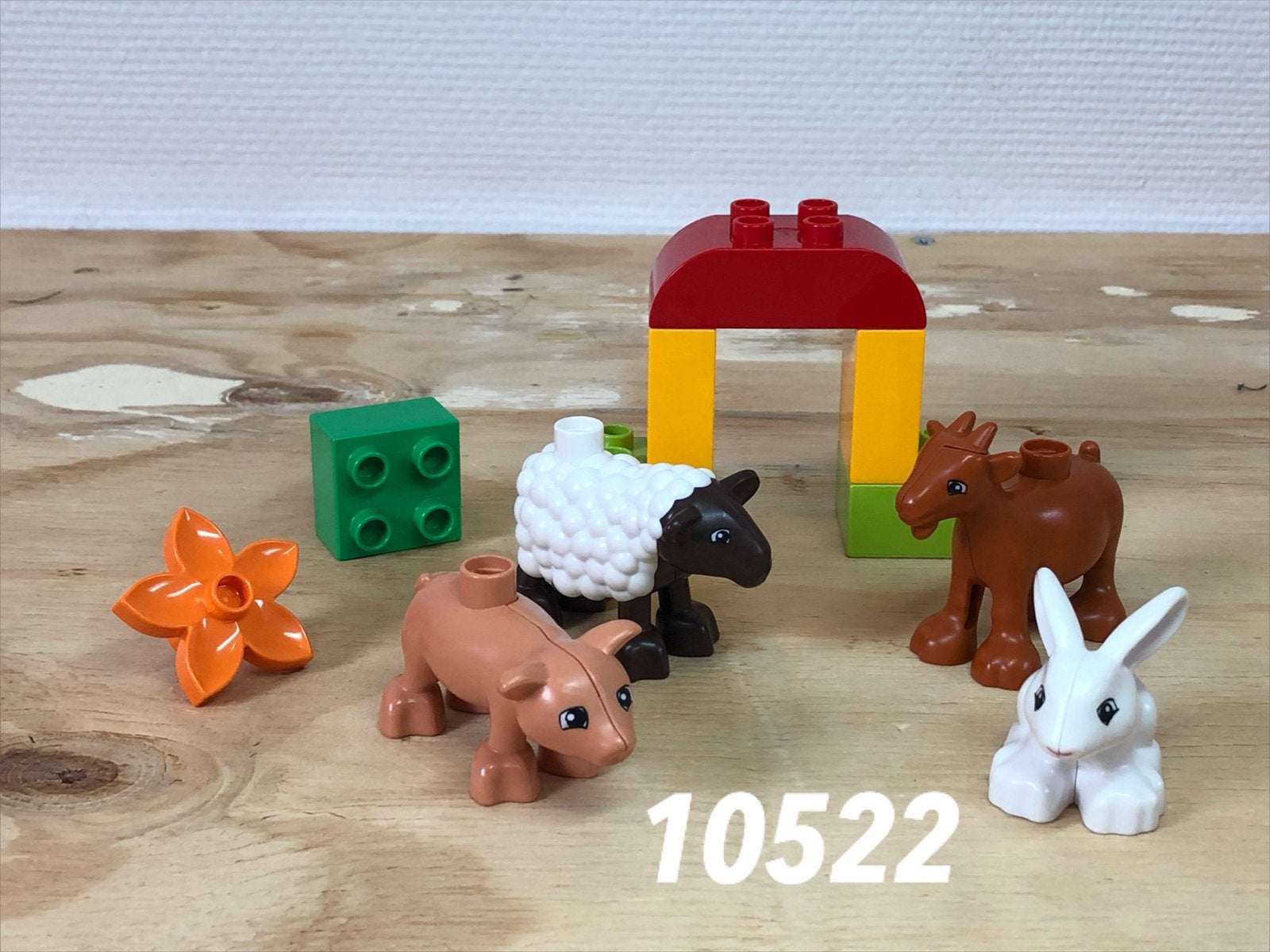 Duplo boerderij dieren 10522 (compleet) 1, Ophalen of Verzenden, Zo goed als nieuw, Complete set, Duplo