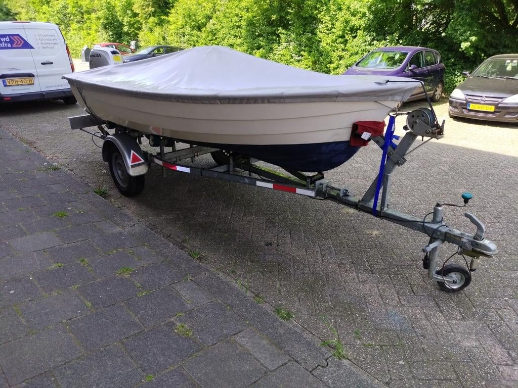 Visboot compleet Honda 20, Ophalen