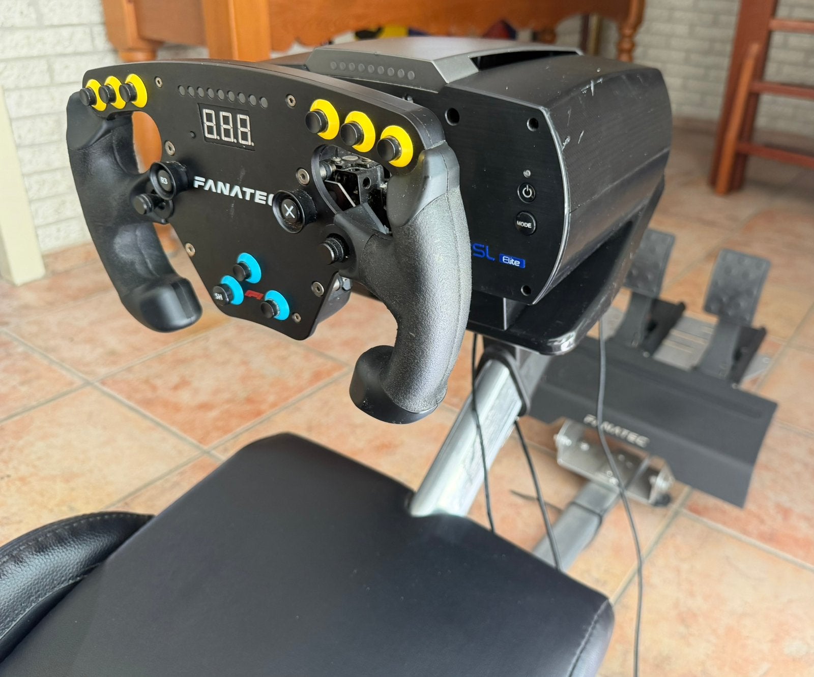 Fanatec CSL Elite Racing Wheel + Playseat racestoel, Ophalen, Overige merken, Gebruikt