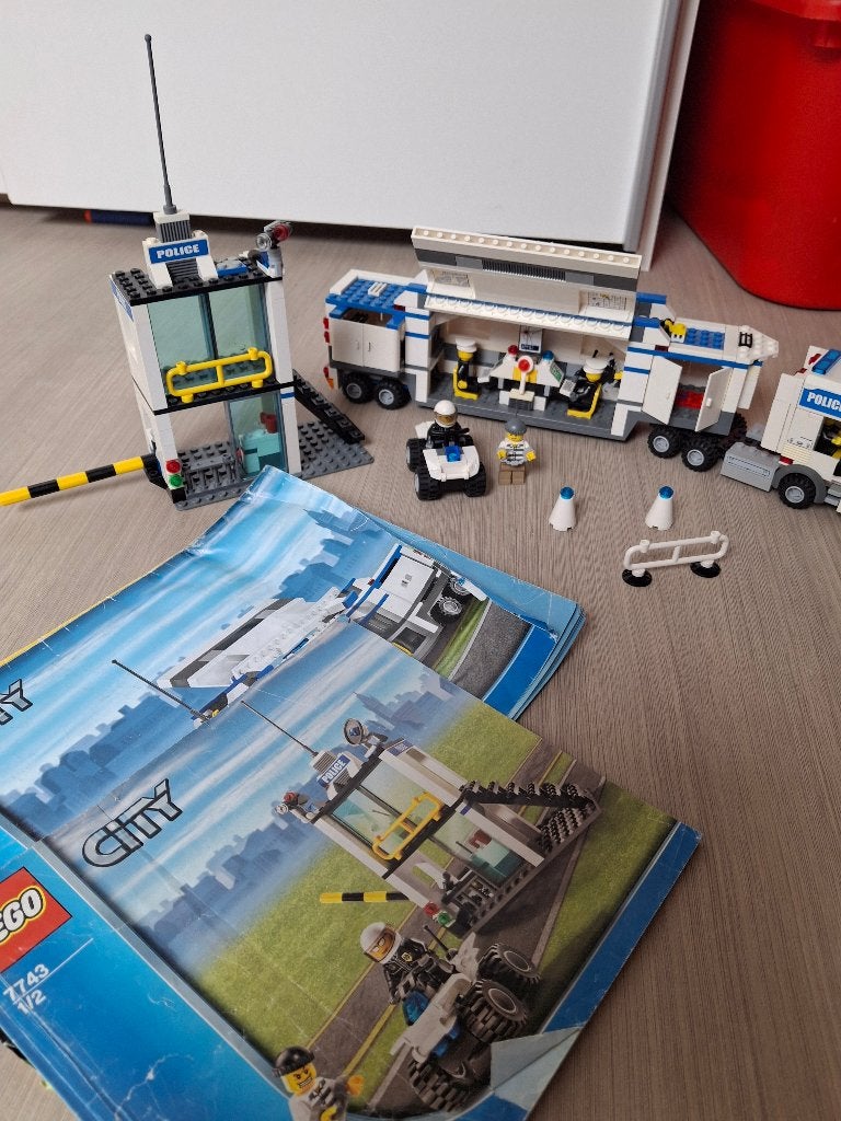 Lego politie 7743, Ophalen, Gebruikt, Lego, Compleet