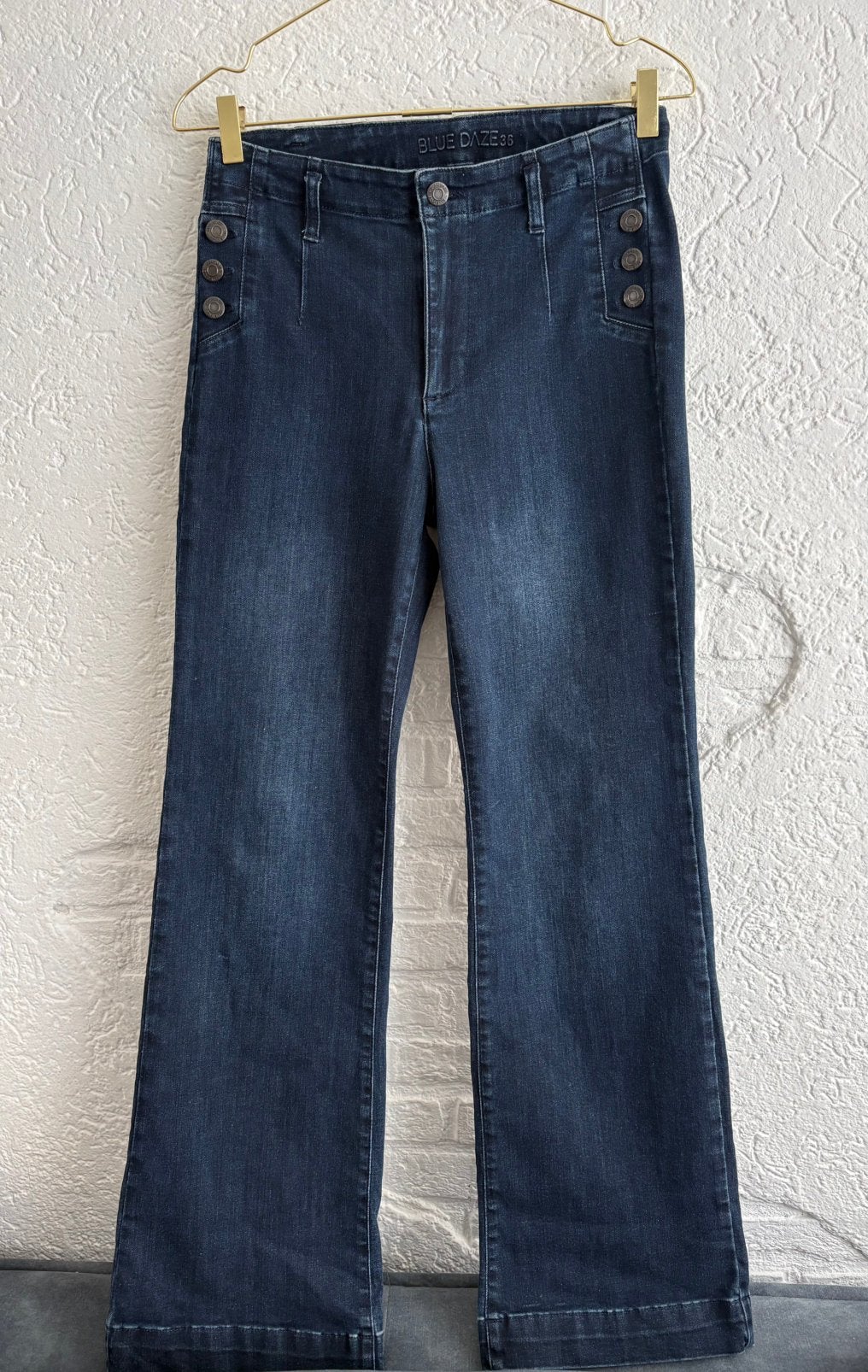 Blue Daze Summum jeans flare 36, Ophalen of Verzenden, Zo goed als nieuw, Blauw, W28 - W29 (confectie 36)