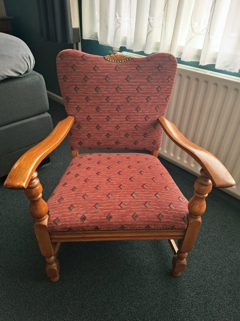 Brocante stoeltje, charmant en comfortabel!, Antiek en Kunst, Ophalen