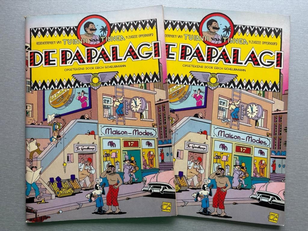 Joost Swarte - De Papalagi - 1975, Boeken, Eén stripboek, Ophalen of Verzenden, Zo goed als nieuw, Joost Swarte