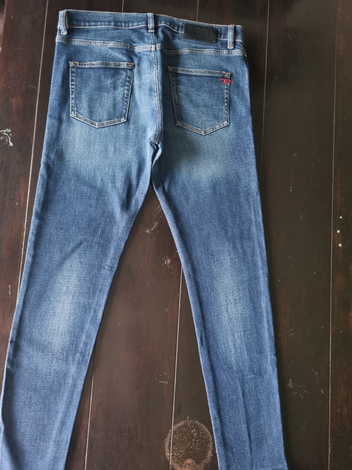 ZGAN DIESEL D-STRUKT SLIM STRETCH TAPERED JEANS SIZE 34/32!!, Diesel, Blauw, Ophalen of Verzenden, Zo goed als nieuw