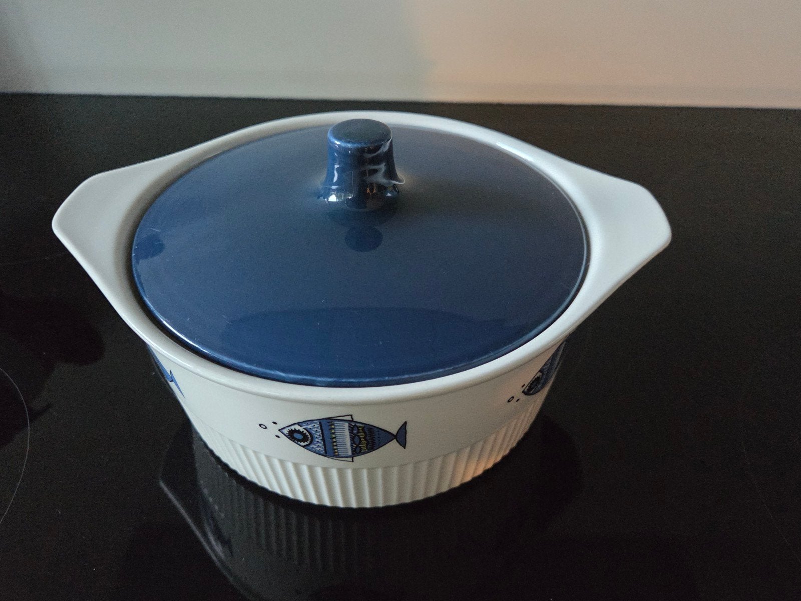 Ovenschaal Villeroy & Boch Viking Fish 18cm, Overige typen, Ophalen of Verzenden, Zo goed als nieuw, Steen/keramiek