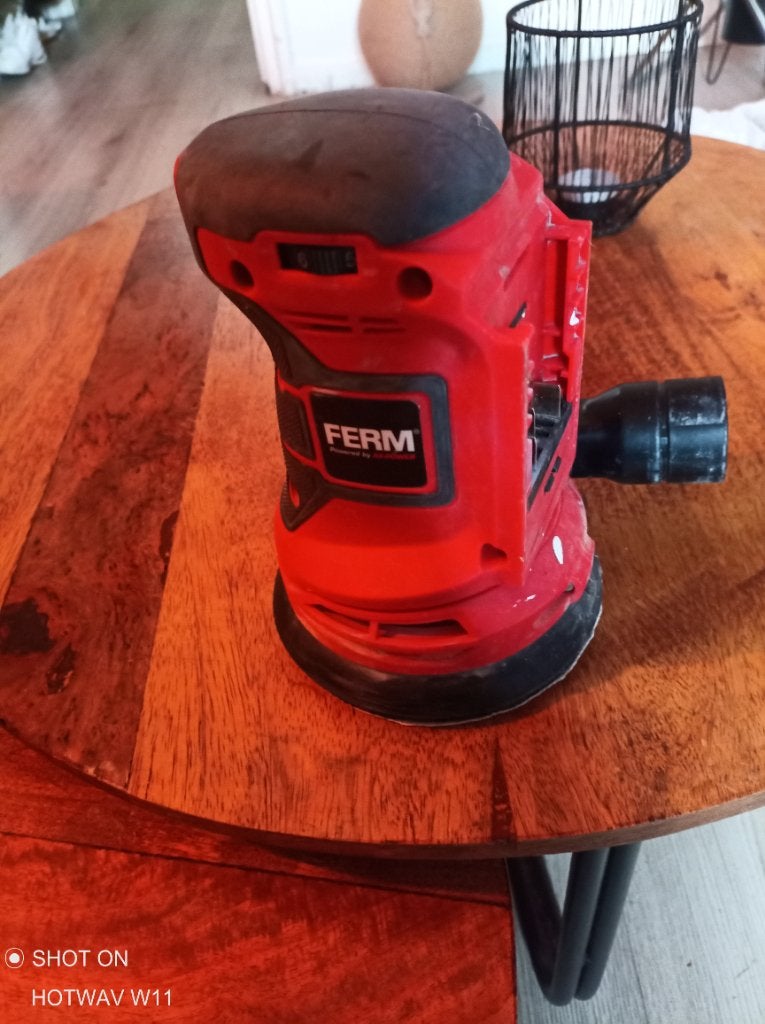Schuurmachine FERM in goede staat, Doe-het-zelf en Verbouw, Gereedschap | Schuurmachines, Ophalen, Gebruikt, Minder dan 600 watt