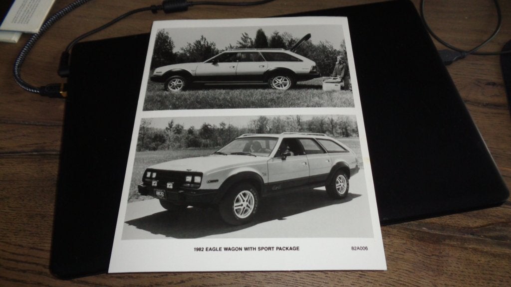 Zeldzame Grote USA Persfoto AMC  EAGLE WAGON, Verzenden, Nieuw, Overige merken