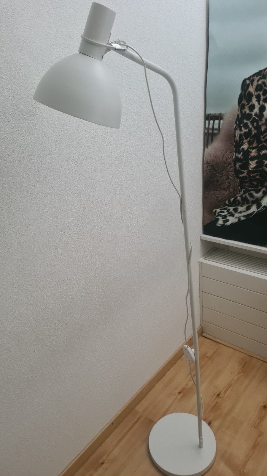 Witte vloerlamp, Ophalen, Zo goed als nieuw, 150 tot 200 cm