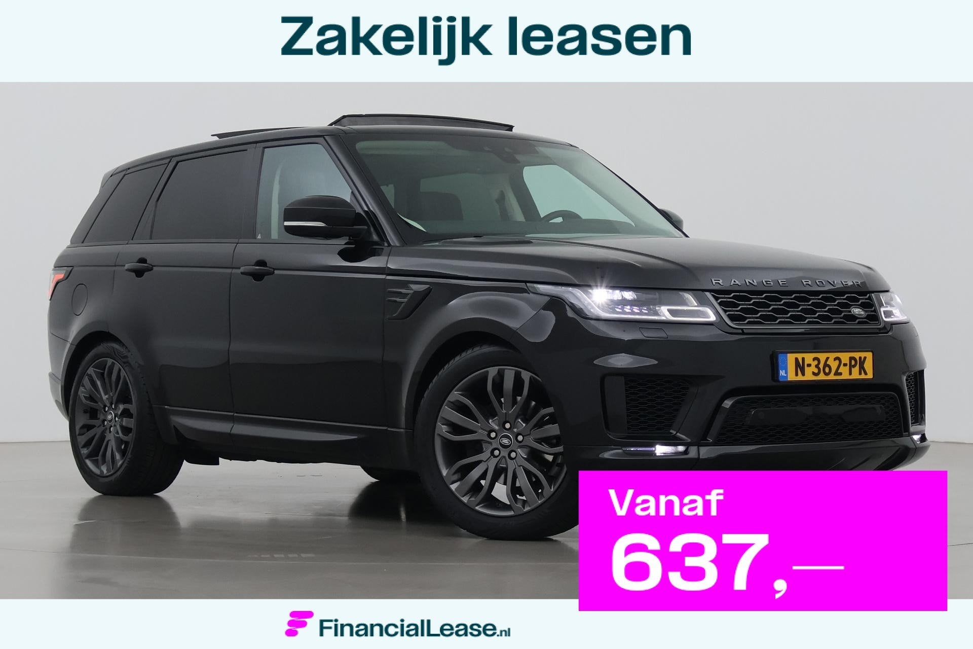 Land Rover Range Rover Sport 3.0 SDV6 HSE Dynamic | Black Pa, 249 pk, Euro 6, 2993 cc, Zwart