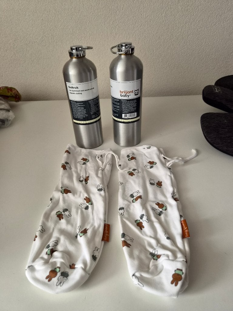 2x Briljant baby kruik met nijntje hoes, Ophalen, Zo goed als nieuw, Overige typen, Overige merken