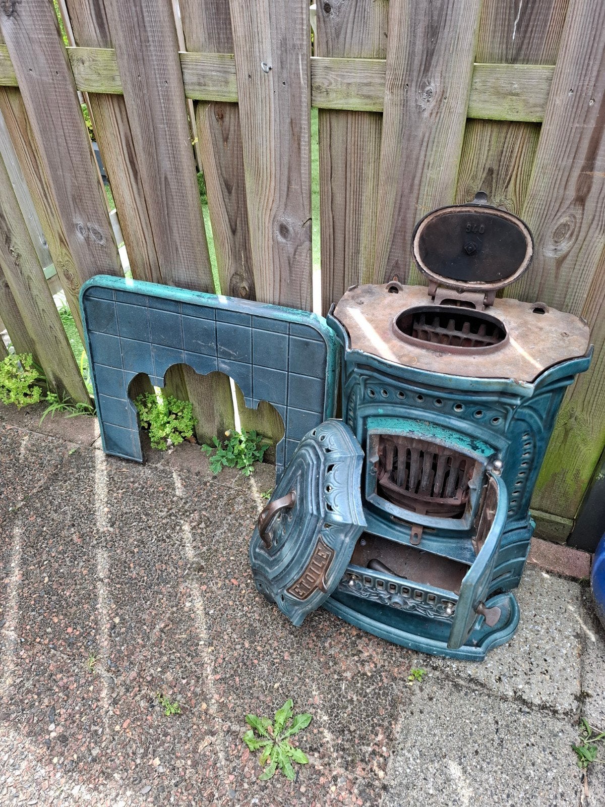 Gietijzeren kacheltje, Huis en Inrichting, Kachels, Ophalen, Hout, Houtkachel