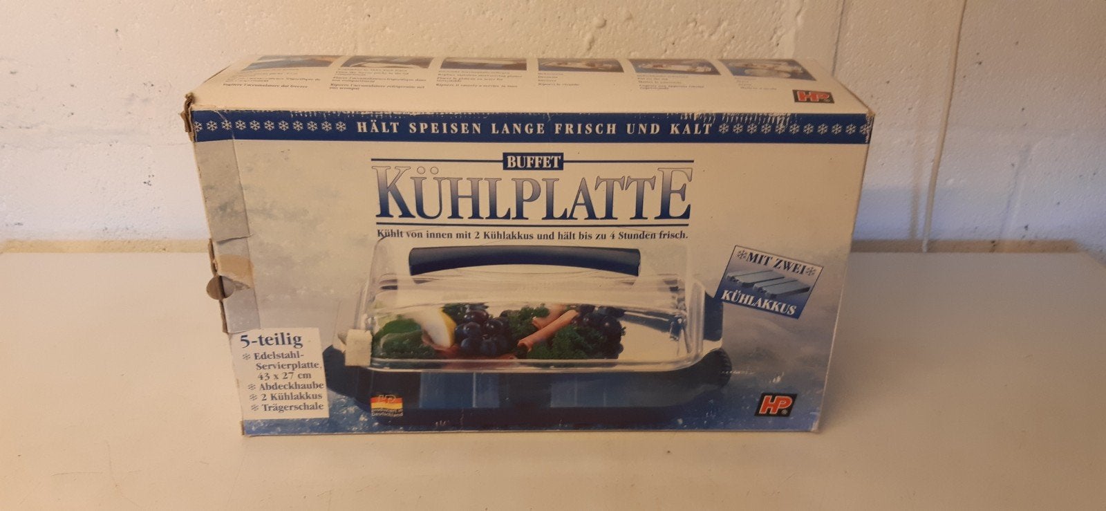 Koelplaat met deksel, Ophalen, Nieuw