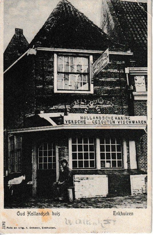 ENKHUIZEN - OUD HOLLANSCH HUIS, Ophalen of Verzenden, Voor 1920, Gelopen, Noord-Holland
