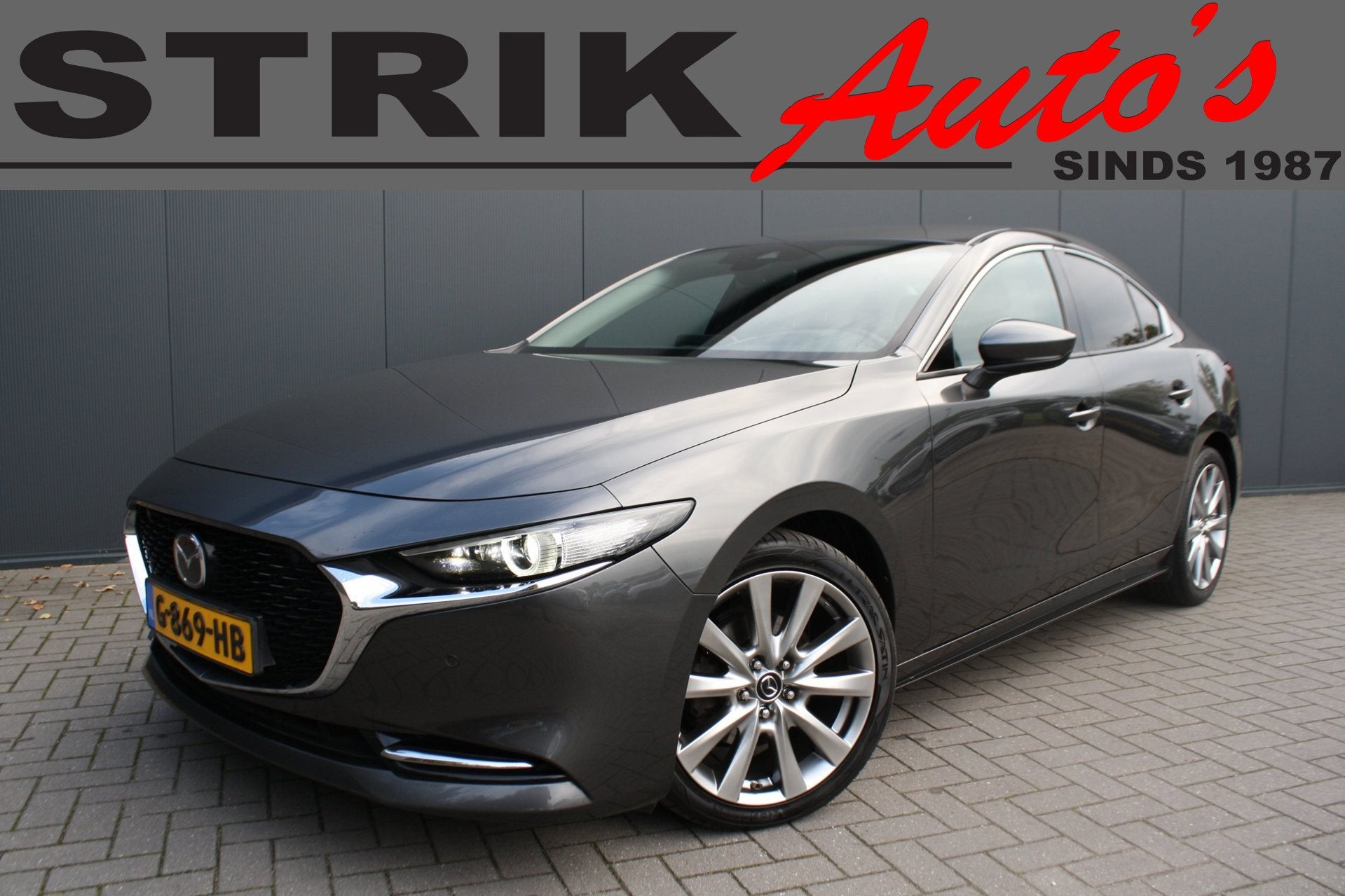 Mazda 3 2.0 e-SkyActiv-X M Hybrid 180 Luxury - LEDER - BTW A, Auto's, Voorwielaandrijving, 1998 cc, Gebruikt, 4 cilinders