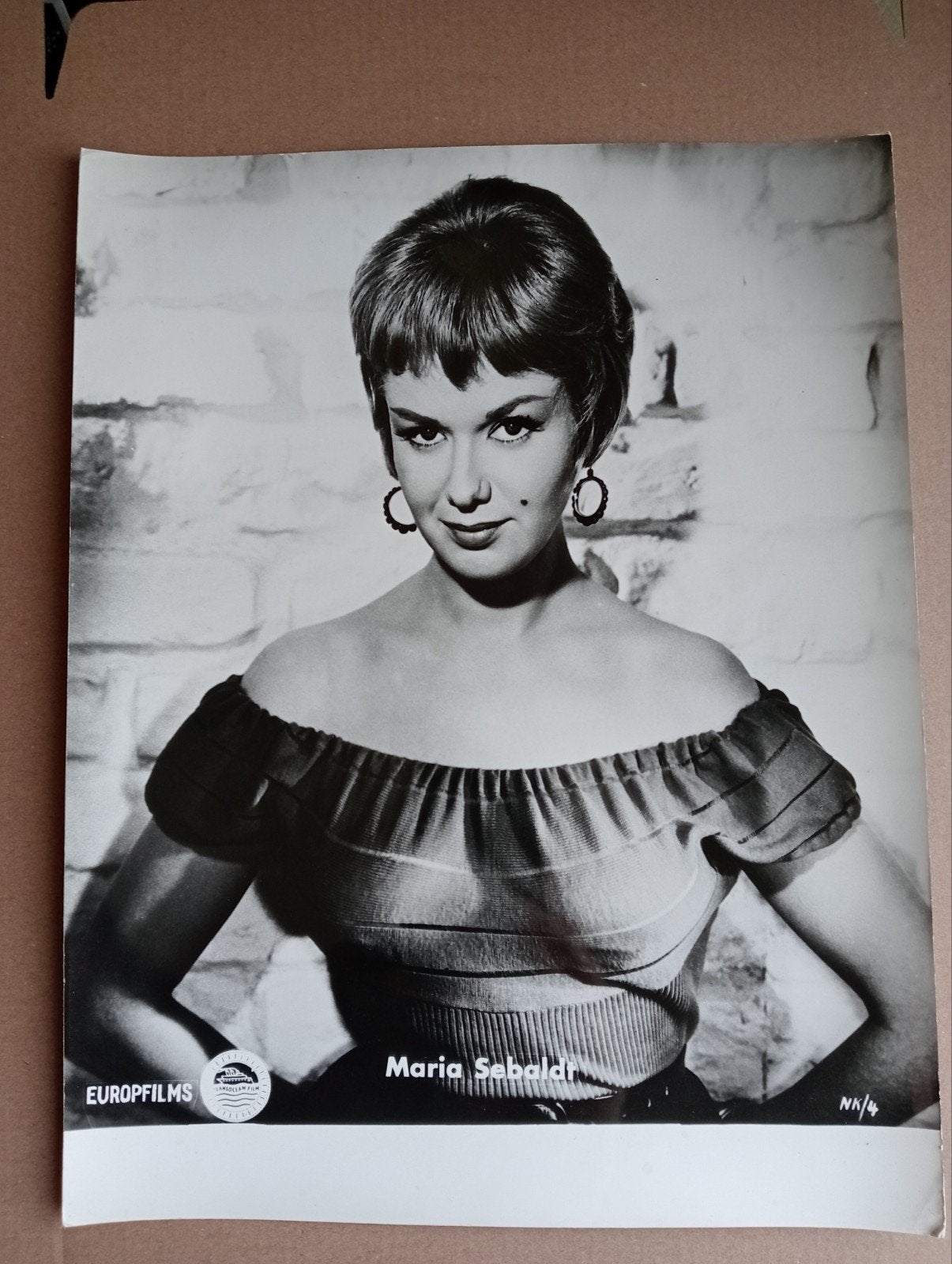 Filmfoto jaren 50-60 Actrice, Ophalen of Verzenden, 1940 tot 1960, Gebruikt