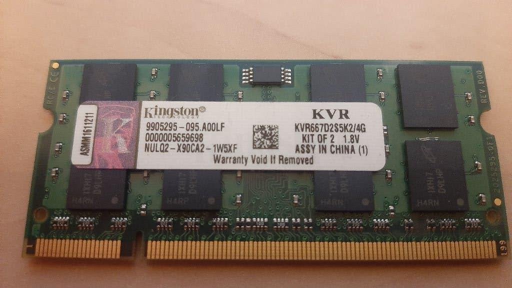 Laptop RAM geheugen kingston 9905295 2GB, Ophalen of Verzenden, DDR3, Laptop