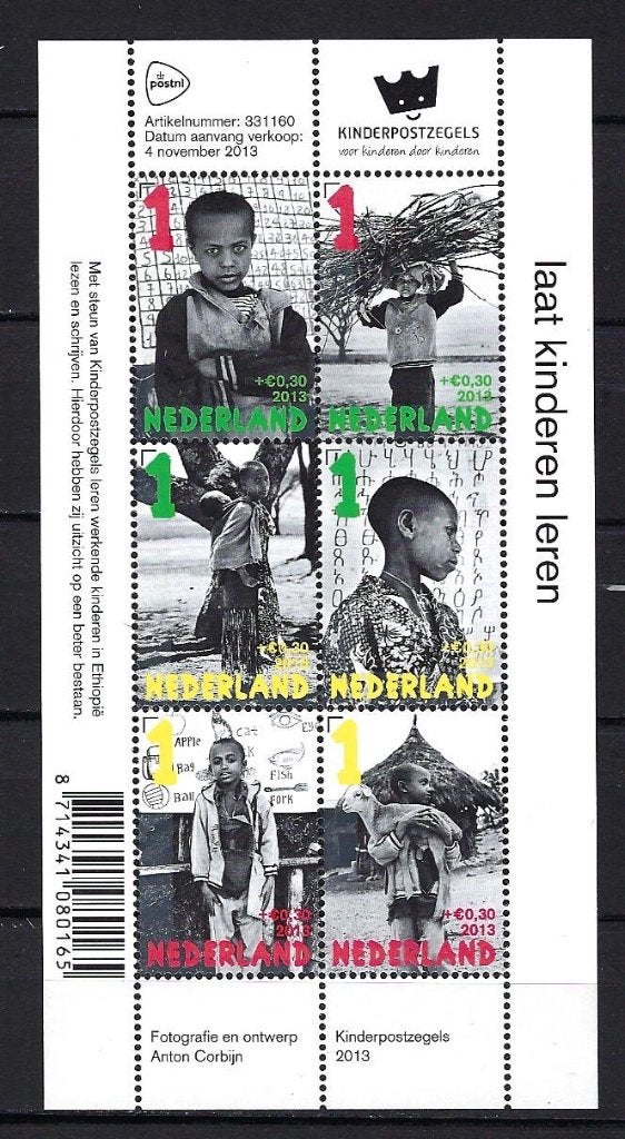 NVPH Blok 3107 (Kinderzegels) Postfris, Ophalen of Verzenden, Na 1940, Postfris
