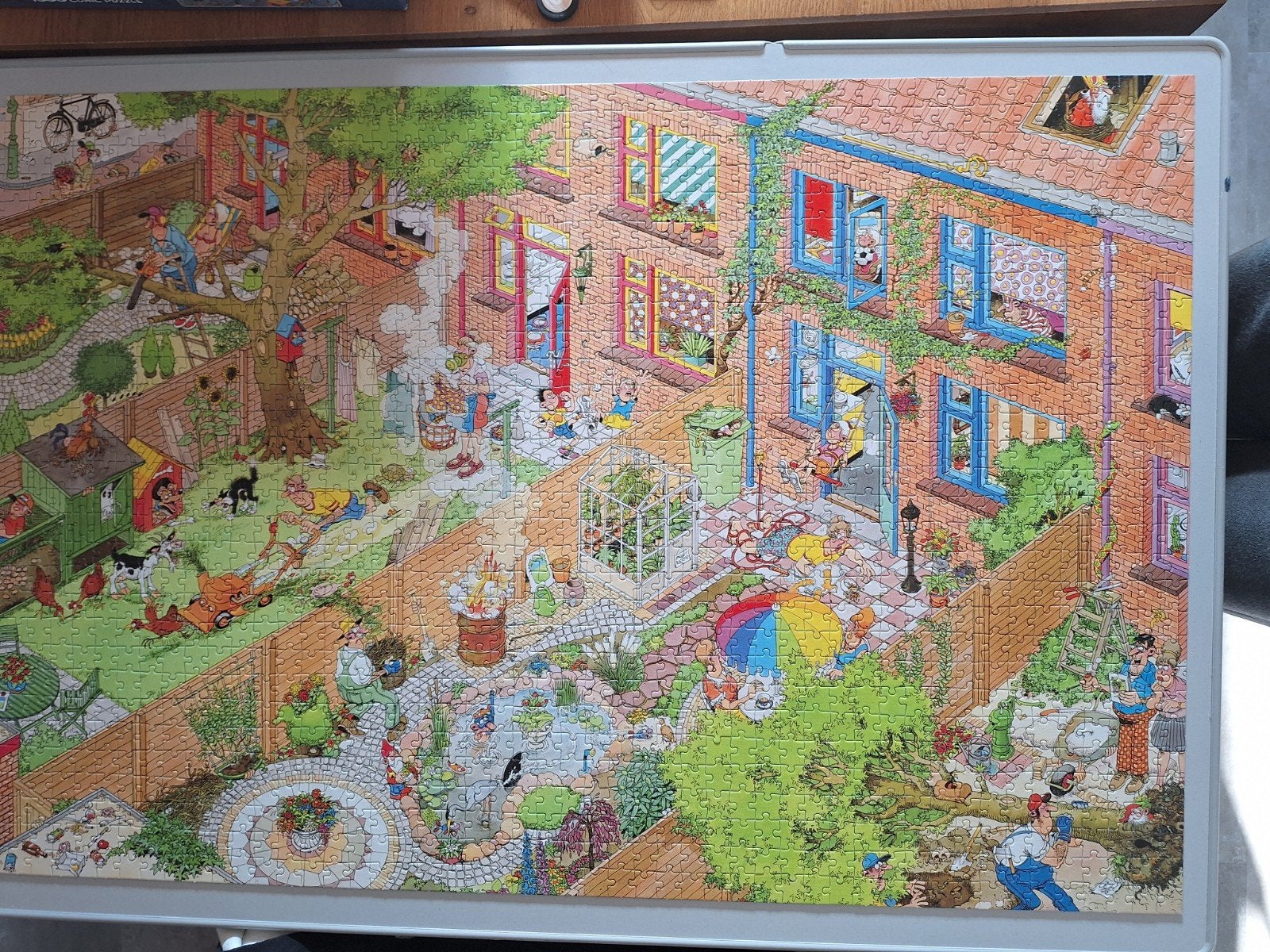 Jan van Haasteren Legpuzzel - De Buren, Ophalen of Verzenden, 500 t/m 1500 stukjes, Gebruikt, Legpuzzel
