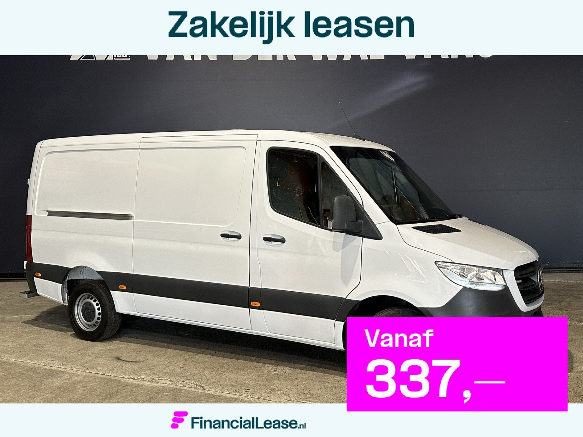 Mercedes-Benz Sprinter 316 CDI 163pk L2H1 Achterwiel aandrij, 13 km/l, Dealer onderhouden, 4 cilinders, Wit
