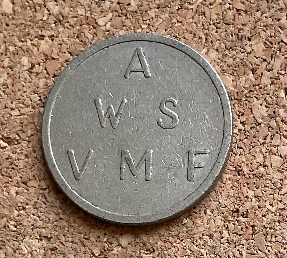 Penning - A WS VMF Amsterdam (Werkspoor Vereni. Mach. Fabr ), Ophalen of Verzenden, Overige materialen, Nederland