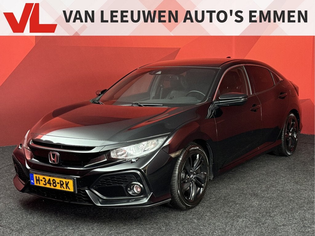 Honda Civic 1.0 i-VTEC Elegance | Lees Tekst | Leer | Naviga, Auto's, Honda, Bedrijf, Te koop, Civic, ABS, Achteruitrijcamera