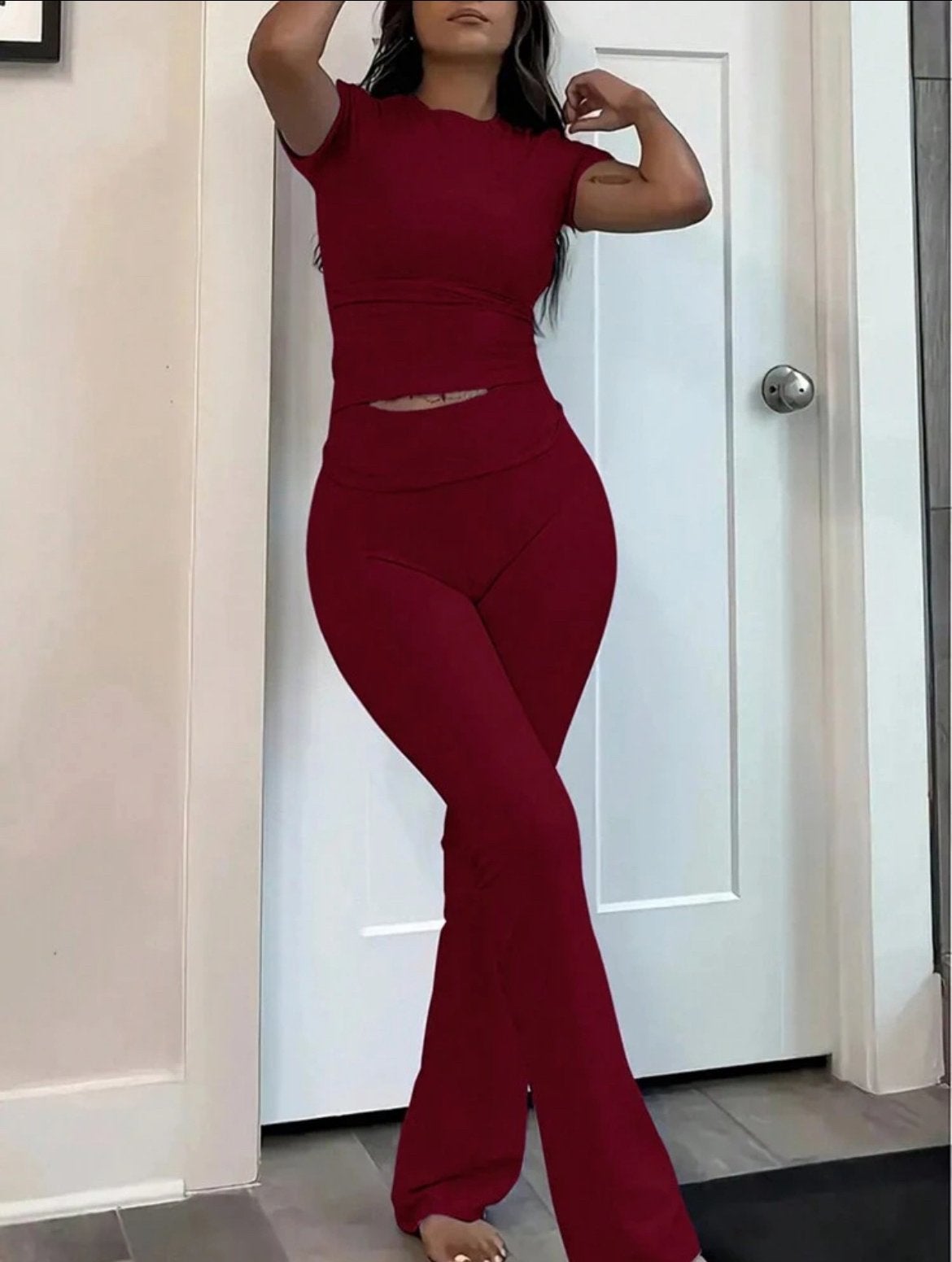 Nieuw SHEIN tweedelige set maat M, Kleding | Dames, Ophalen of Verzenden, Nieuw, Maat 38/40 (M), Rood