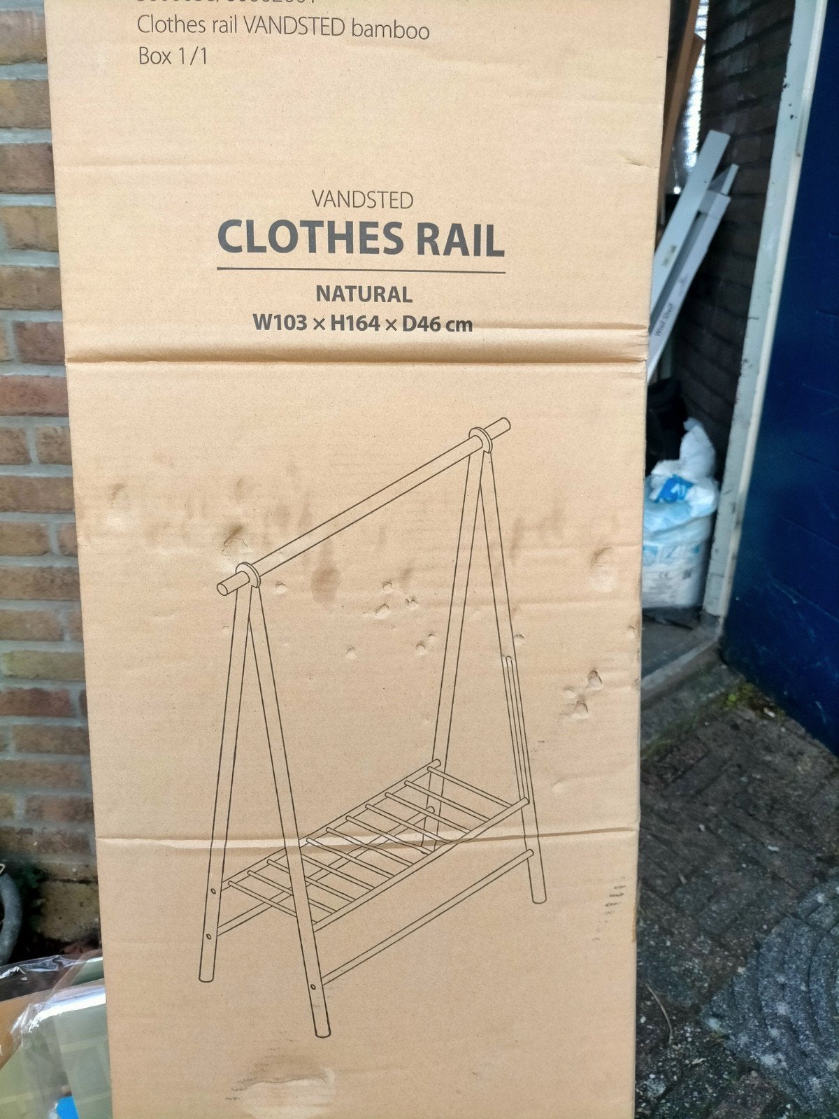 VANDSTED Kledingrek bamboe - Nieuw in doos, Ophalen of Verzenden, Nieuw