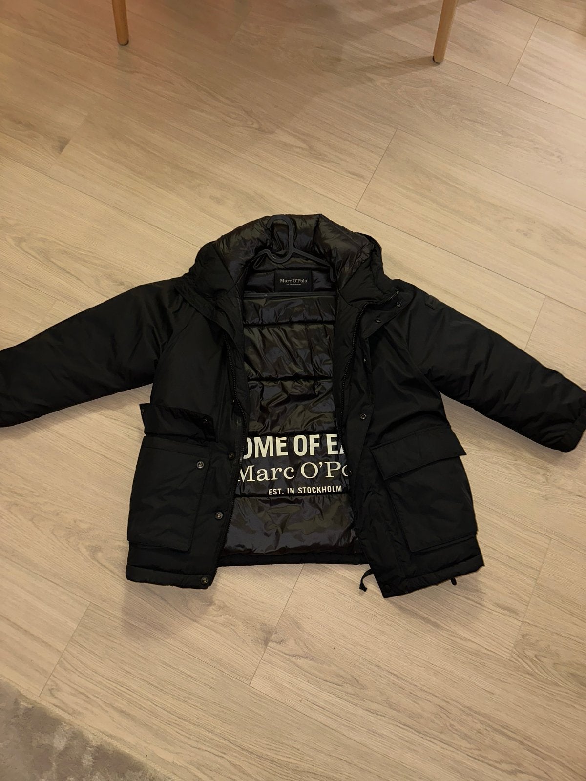 Marc O'Polo winterjas, zwart, maat S, Kleding | Heren, Ophalen of Verzenden, Zo goed als nieuw, Maat 46 (S) of kleiner, Zwart