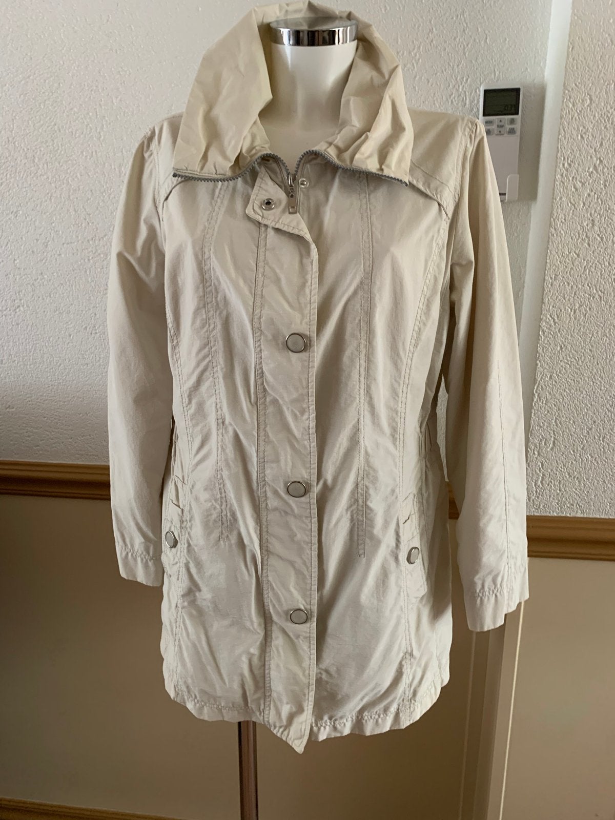 Kingfield Charles Vögele jas maat 42, Ophalen of Verzenden, Zo goed als nieuw, Maat 42/44 (L), Beige
