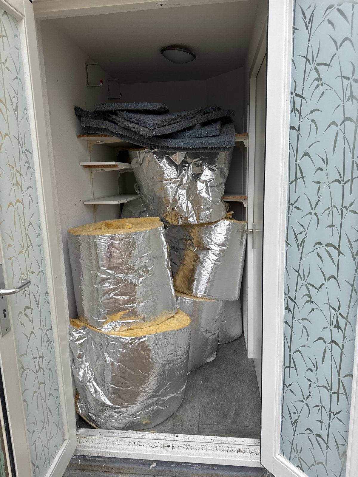 Isolatiemateriaal: Rockwool en textiel isolatie, Ophalen, Gebruikt, 12 cm of meer, Steenwol