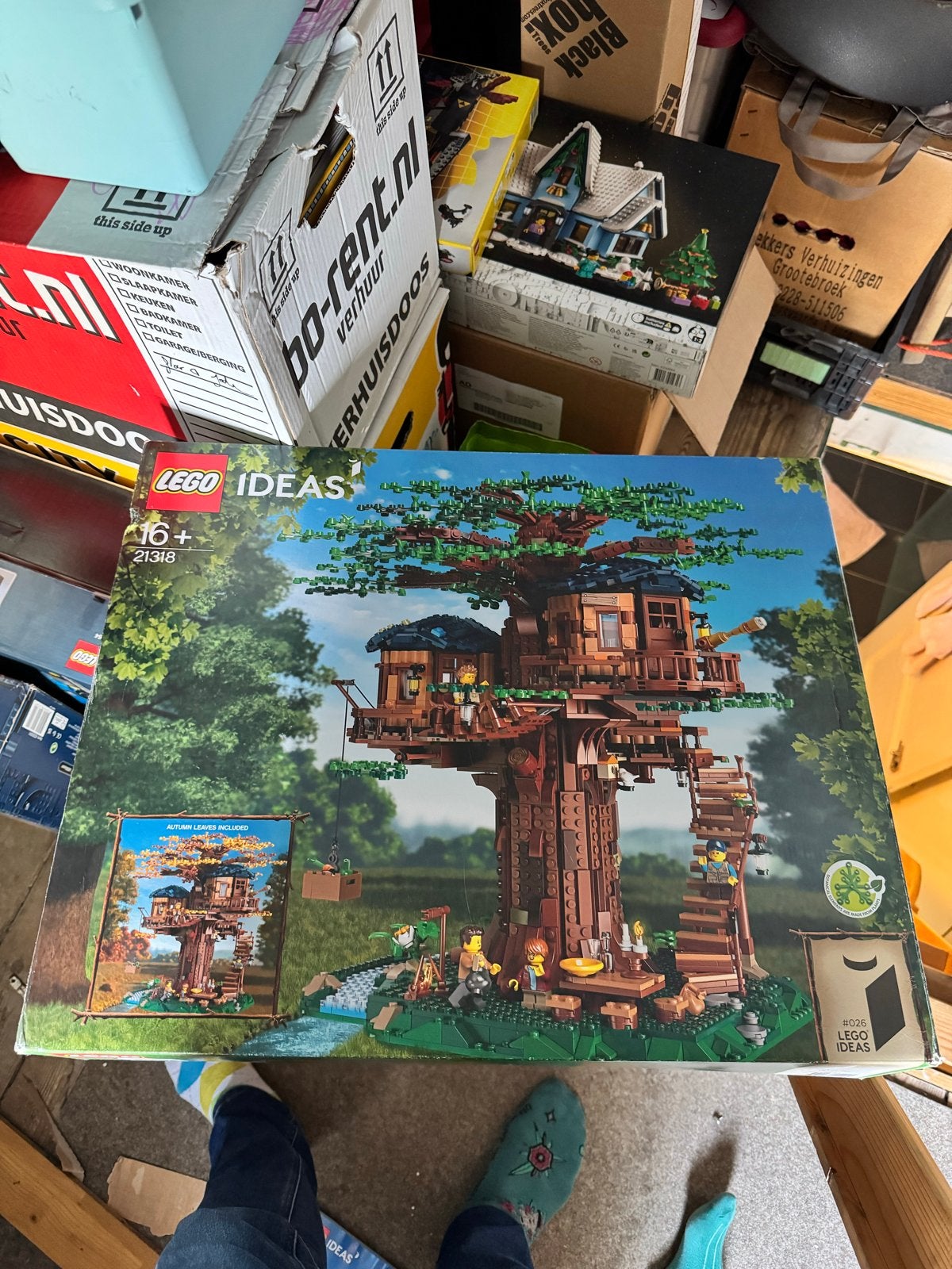 Lego Ideas 21318 Boomhut - Zo goed als nieuw, Kinderen en Baby's, Speelgoed | Duplo en Lego, Ophalen, Lego, Compleet, Complete set