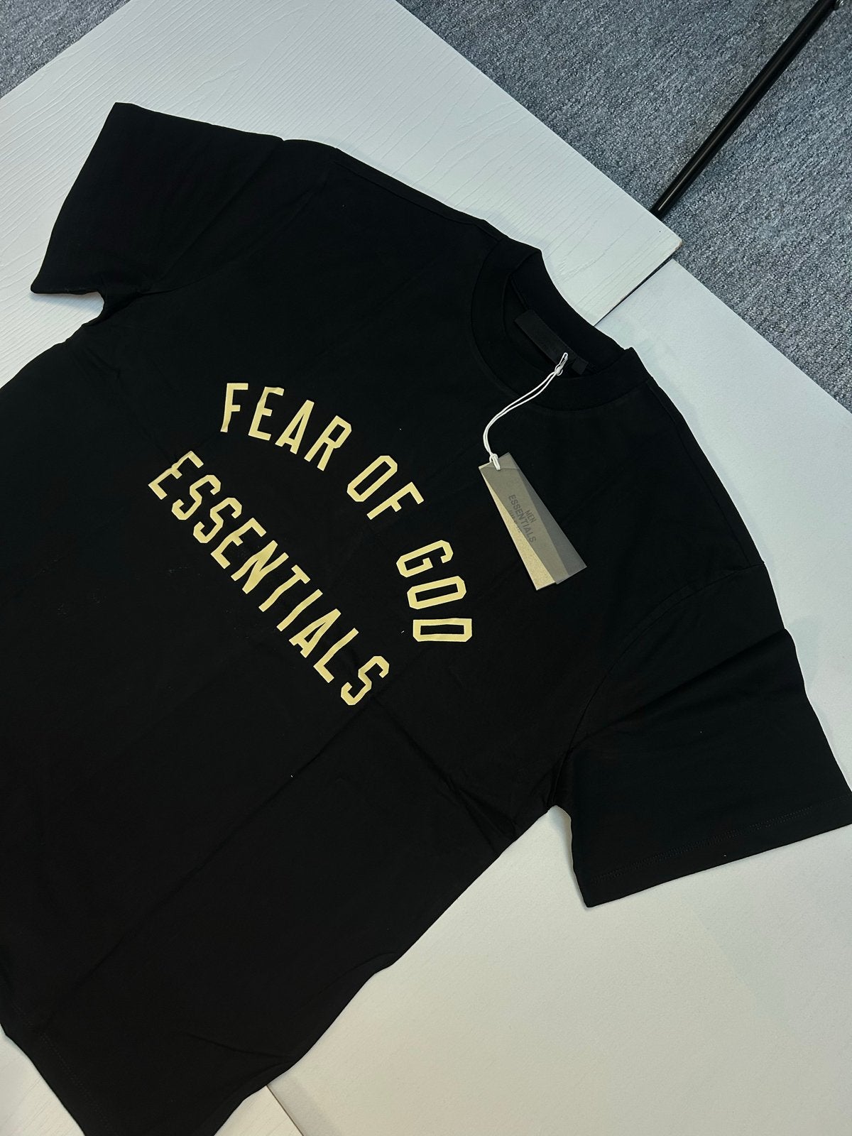 Essentials Fear of God set zwart geel, diverse maten, Ophalen of Verzenden, Zo goed als nieuw, Overige maten, Zwart