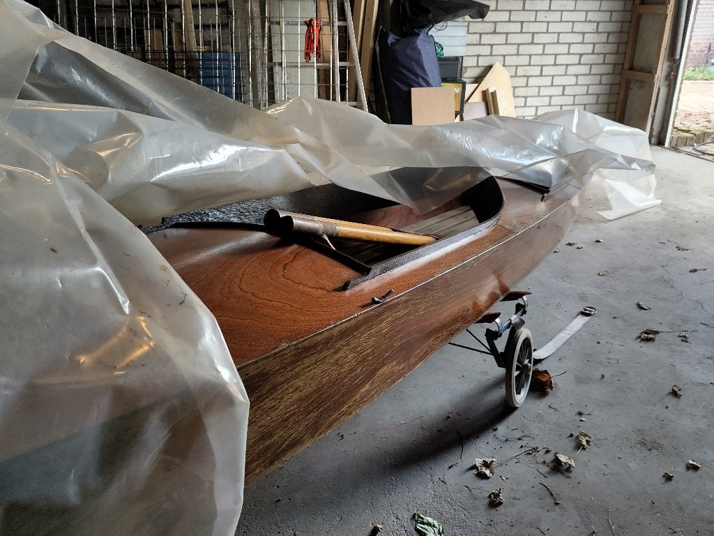 Houten kano, Watersport en Boten, Ophalen, Gebruikt, Met peddels, Overige typen