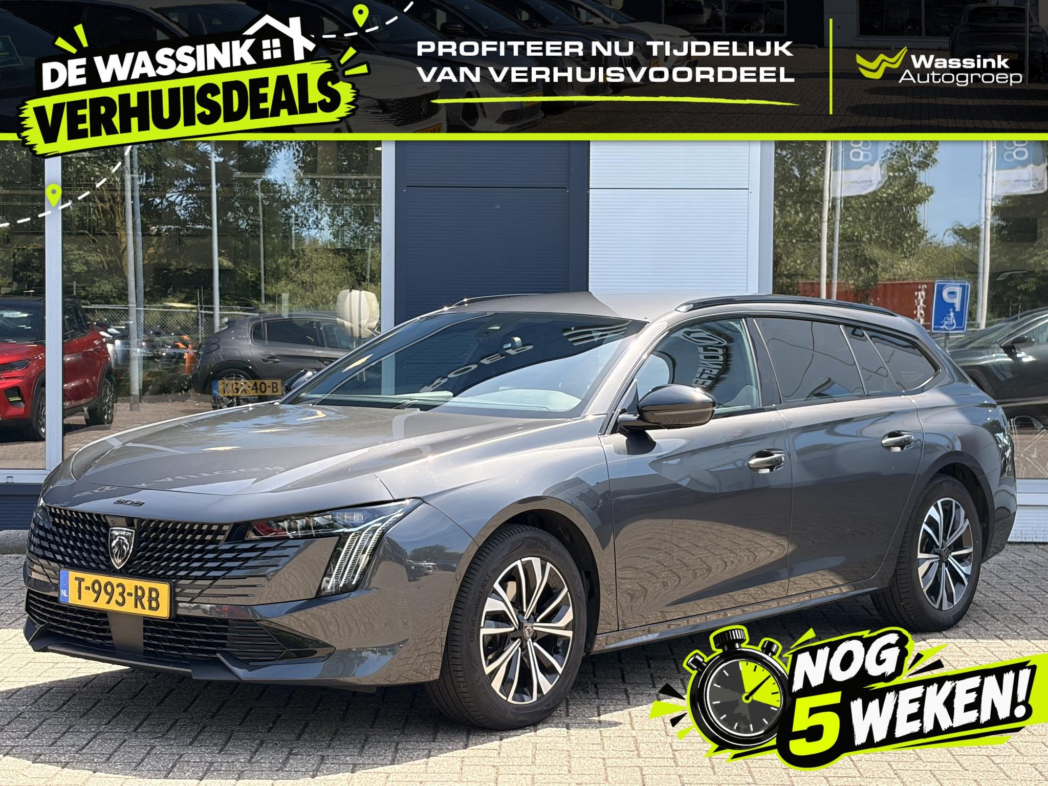 Peugeot 508 SW 1.2 PureTech 130 Allure | Parkeercamera | App, Gebruikt, 1199 cc, Verwarmde buitenspiegels, Leder en Stof