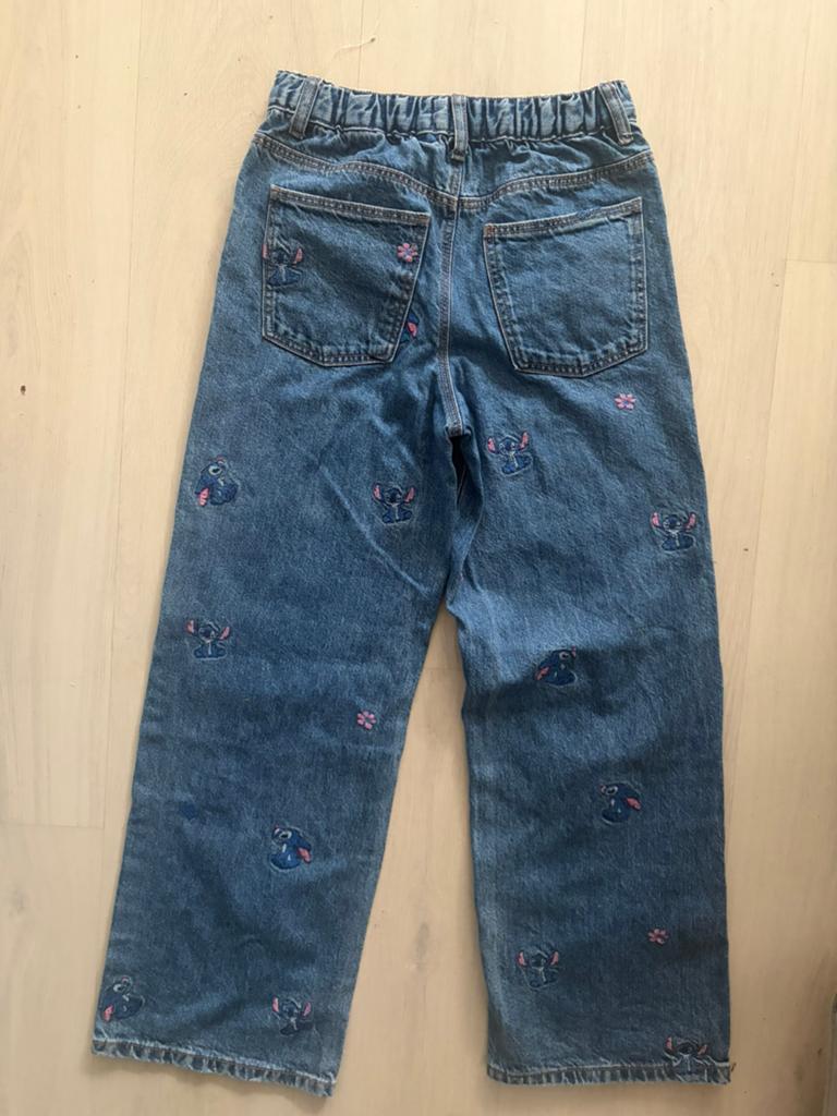Zara jeans Stitch maat 152, Verzenden, Zo goed als nieuw, Meisje, Broek