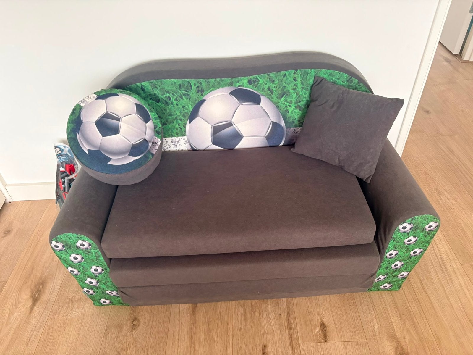 Kinderbankje/slaapbankje voetbalthema, Ophalen, Zo goed als nieuw, Overige typen