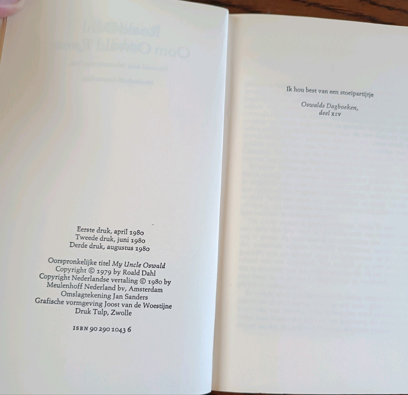 Oom Oswald - Roald Dahl (Meulenhoff Editie), Boeken, Gelezen, Roald Dahl, Ophalen of Verzenden, Nederland