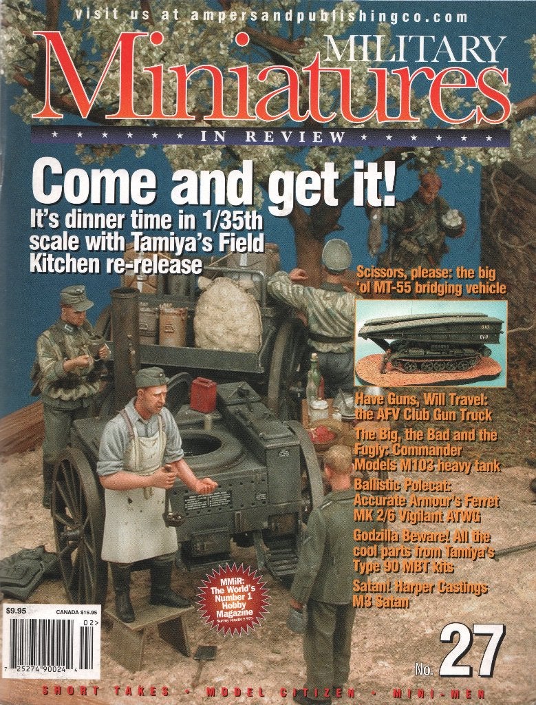 Military Miniatures in Review magazine No 27, Hobby en Vrije tijd, Overige merken, Auto, 1:32 tot 1:50, Nieuw