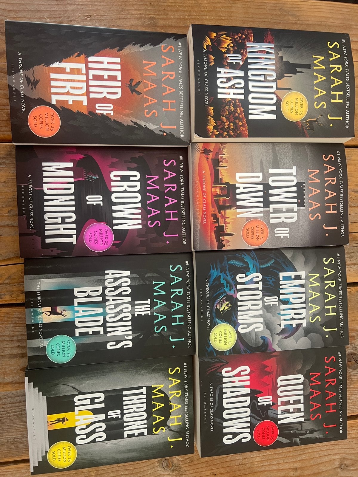A Throne of glass serie engels, Boeken, Ophalen of Verzenden, Zo goed als nieuw