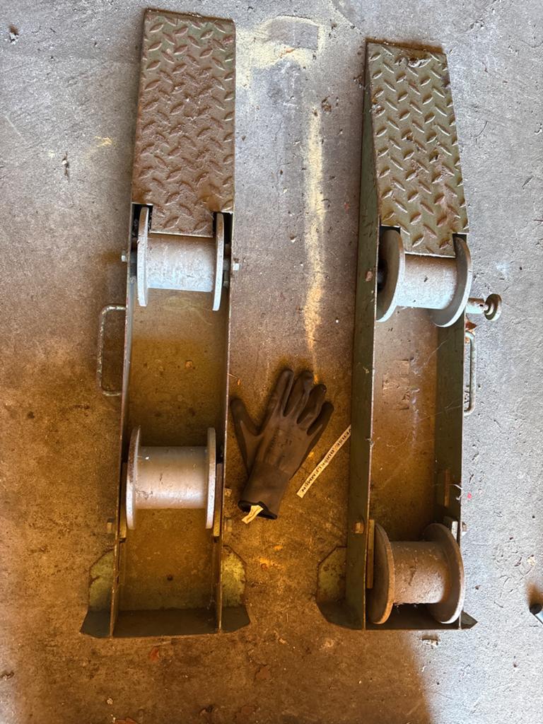 Set kabelhaspels/kabelafrollers, Doe-het-zelf en Verbouw, Ophalen, Gebruikt, Handmatig